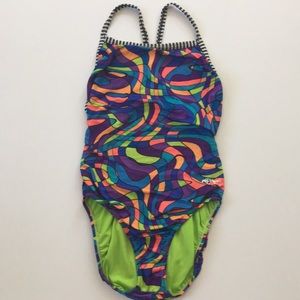 Speedo Dolphin Girls Bathing Suit